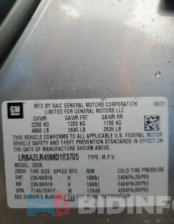 LRBAZLR49MD183705 Photo# 14