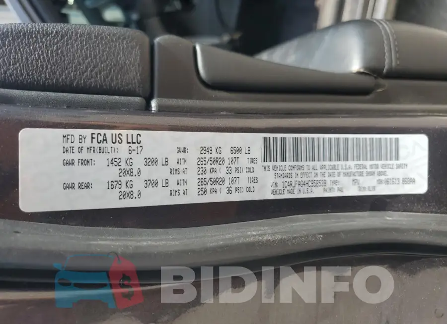 1C4RJFAG4HC958538 Photo# 14
