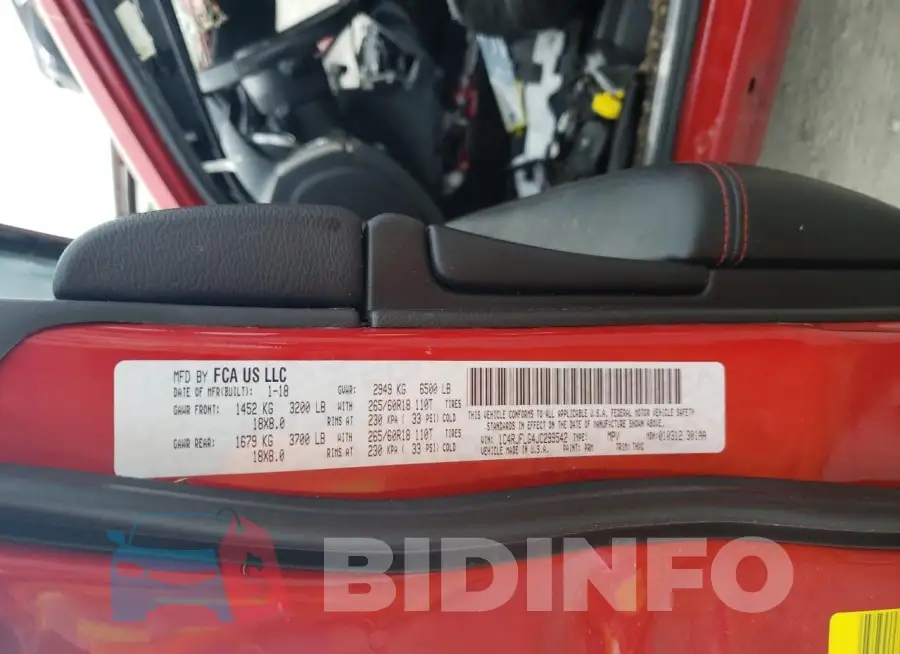1C4RJFLG4JC299542 Photo# 12