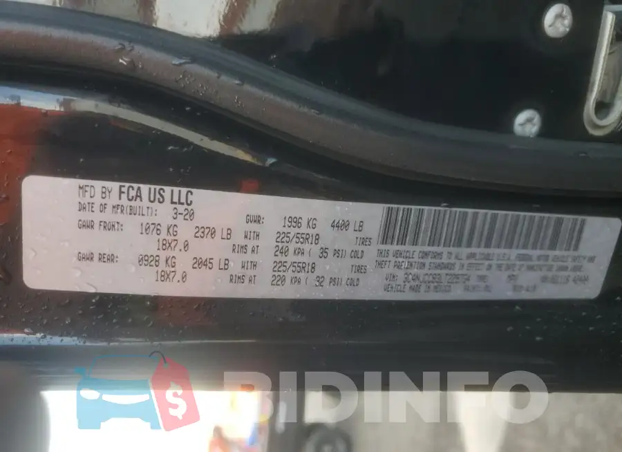 3C4NJCCB3LT229734 Photo# 13