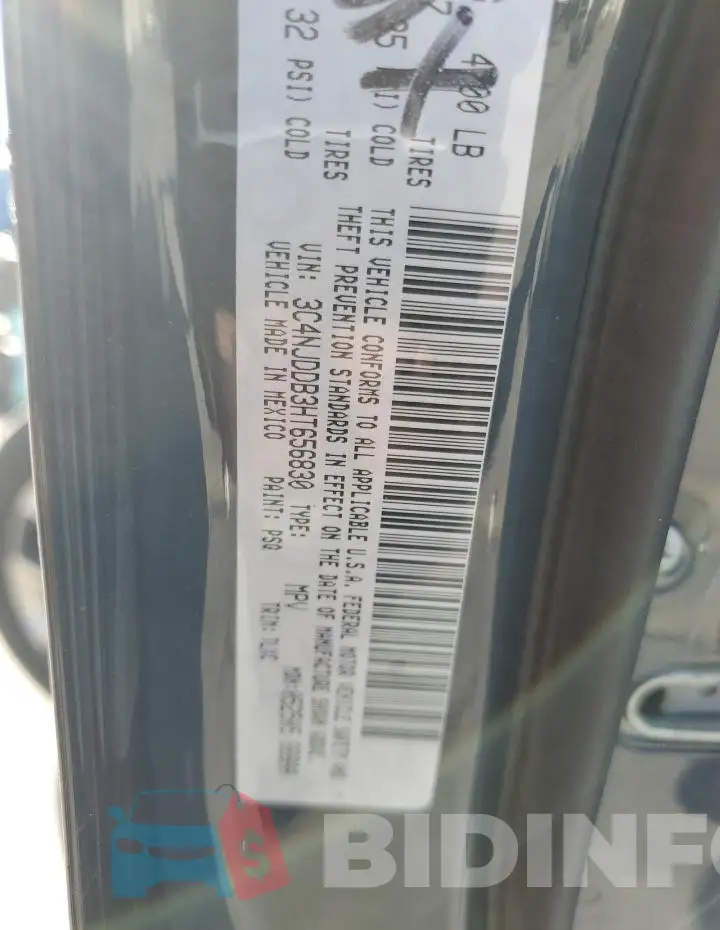 3C4NJDDB3HT656830 Photo# 13