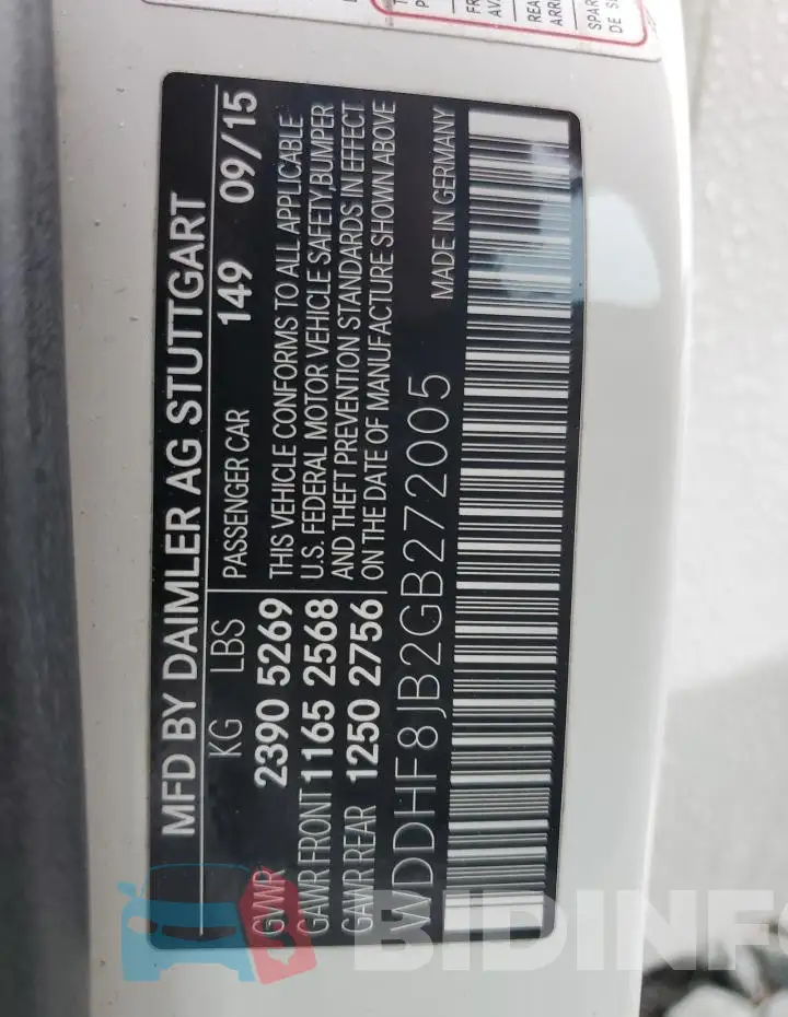 WDDHF8JB2GB272005 Photo# 13