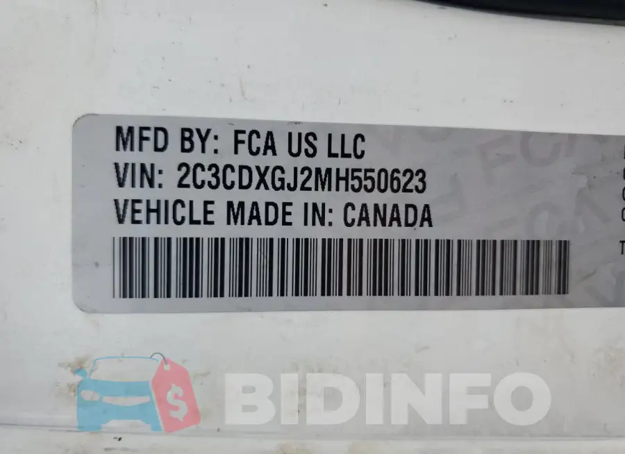 2C3CDXGJ2MH550623 Photo# 12