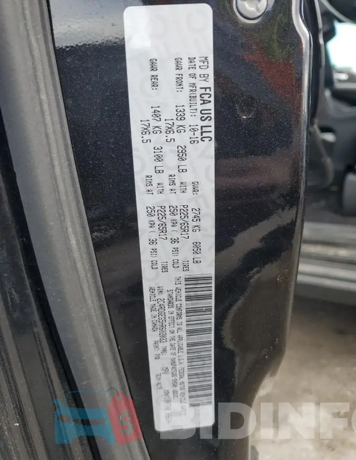 2C4RDGEG5HR602033 Photo# 14