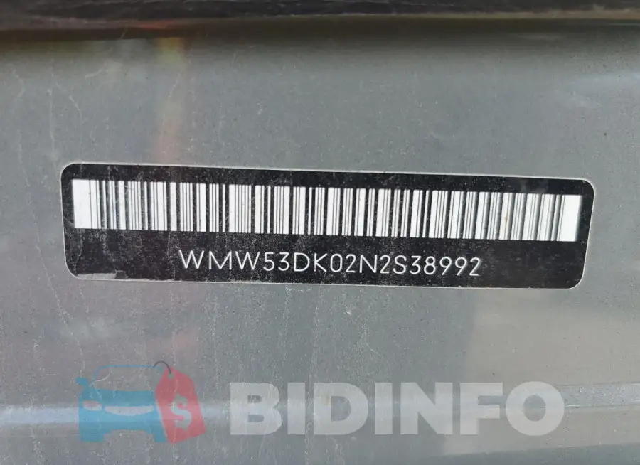 WMW53DK02N2S38992 Photo# 12