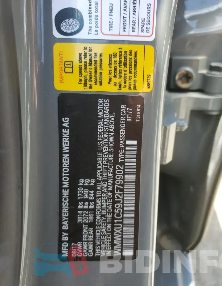 WMWXU1C59J2F79902 Photo# 12