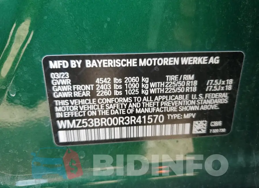 WMZ53BR00R3R41570 Photo# 12