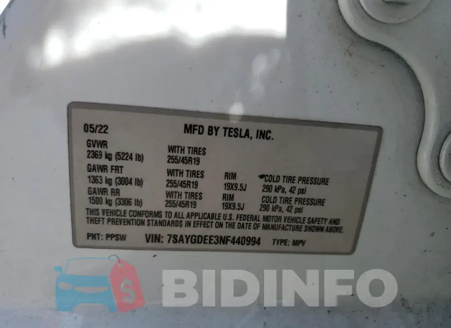 7SAYGDEE3NF440994 Photo# 13