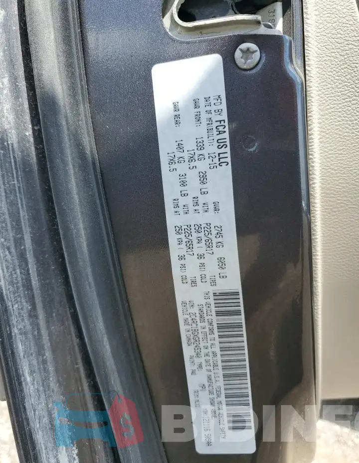 2C4RC1BGXGR245340 Photo# 13