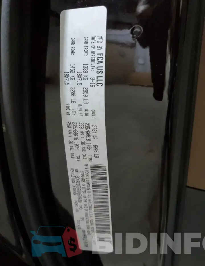2C4RC1GG6HR570030 Photo# 13