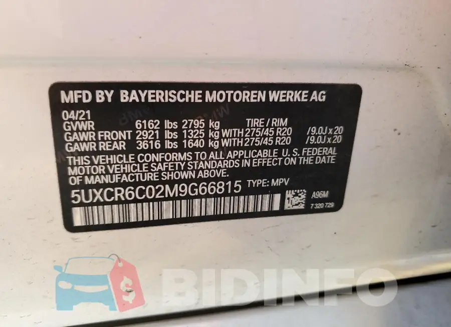 5UXCR6C02M9G66815 Photo# 14