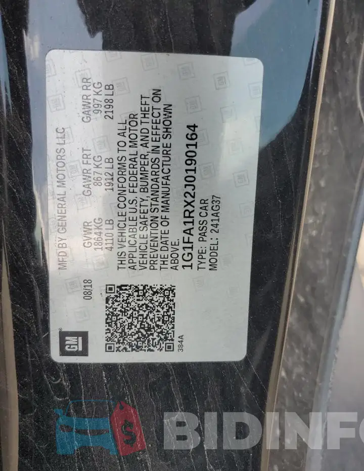 1G1FA1RX2J0190164 Photo# 12