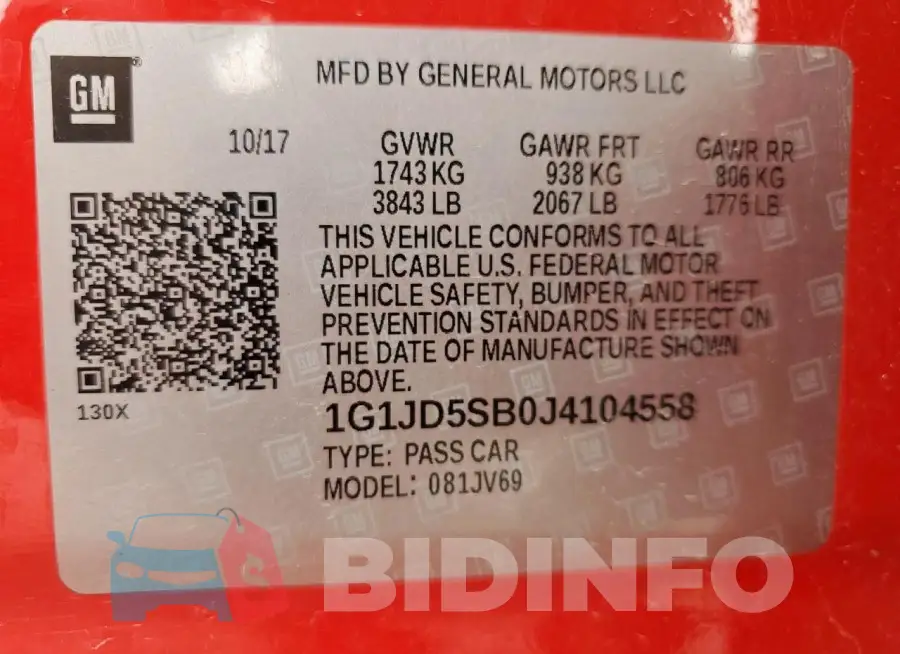 1G1JD5SB0J4104558 Photo# 12