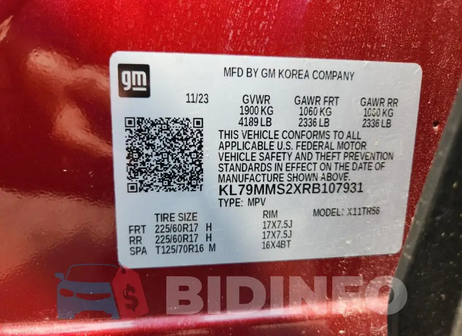 KL79MMS2XRB107931 Photo# 13