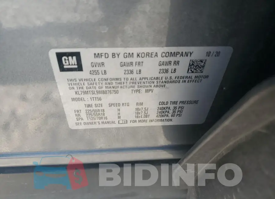 KL79MTSL9MB076750 Photo# 13