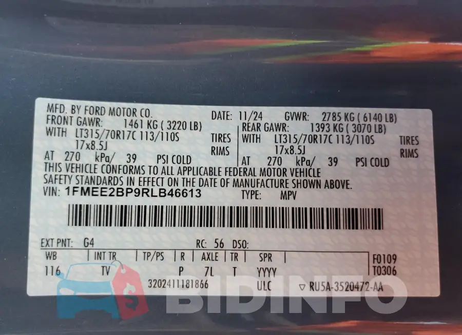 1FMEE2BP9RLB46613 Photo# 14