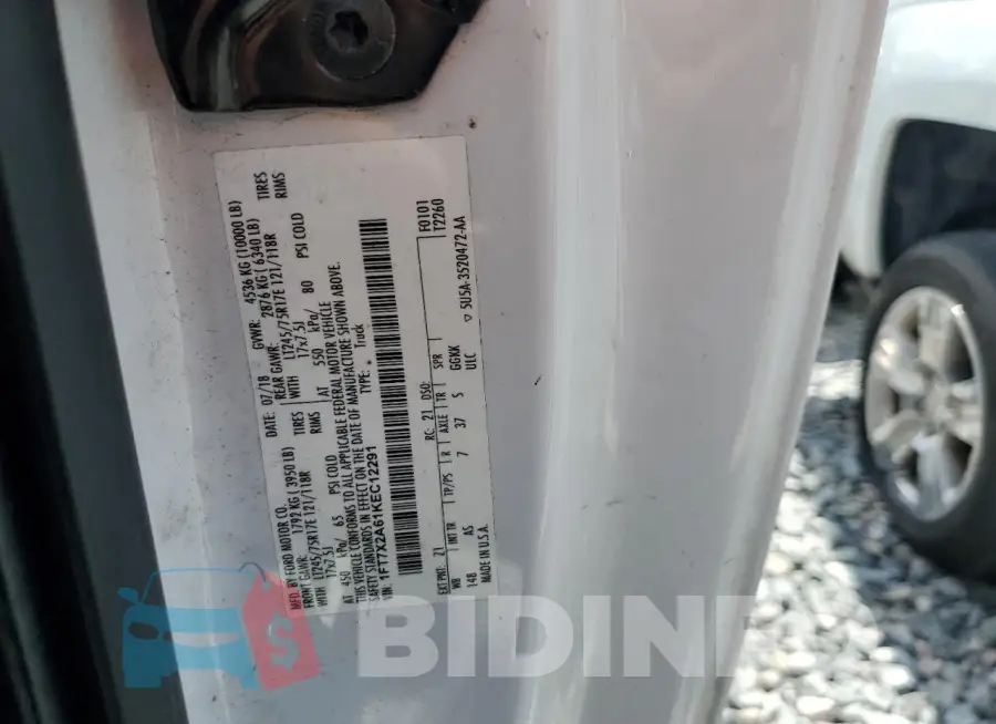 1FT7X2A61KEC12291 Photo# 12