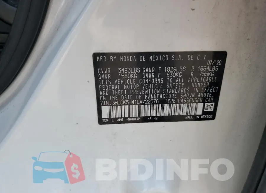3HGGK5H41LM722576 Photo# 12