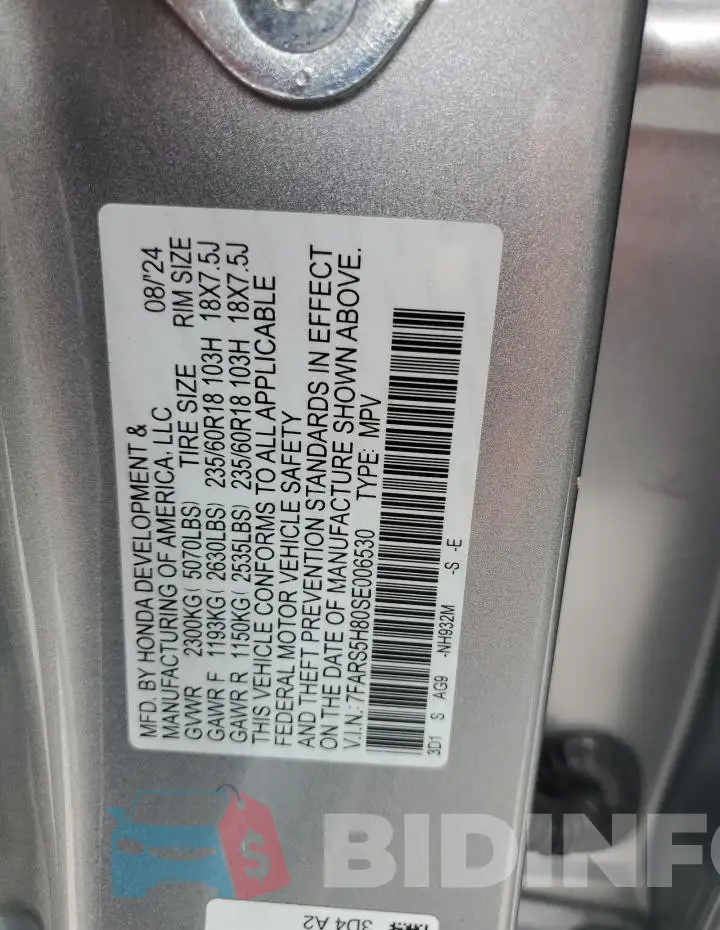 7FARS5H80SE006530 Photo# 14