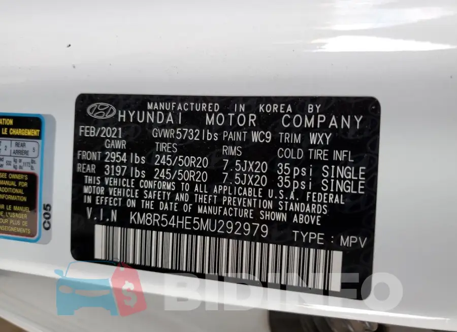KM8R54HE5MU292979 Photo# 13