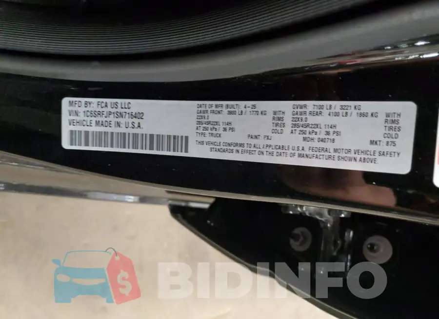 1C6SRFJP1SN716402 Photo# 13