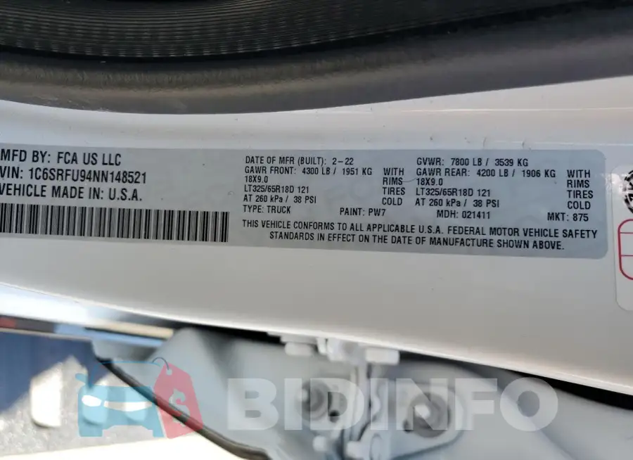 1C6SRFU94NN148521 Photo# 12