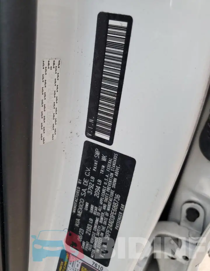 3KPF24AD3PE688736 Photo# 12