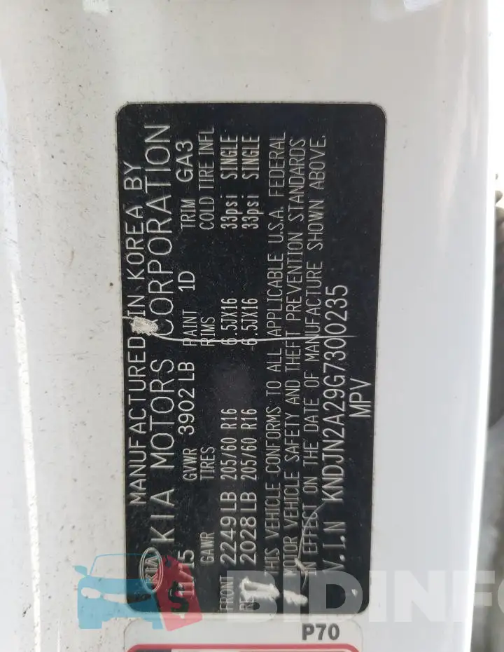 KNDJN2A29G7300235 Photo# 13