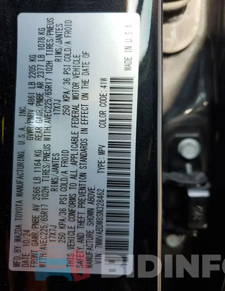 7MMVABDM8SN328462 Photo# 14