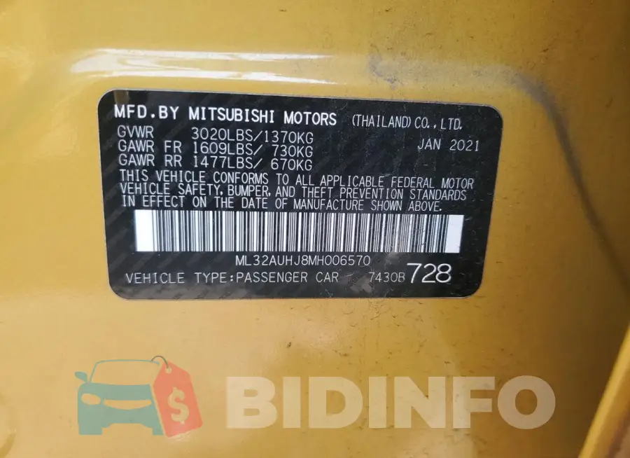 ML32AUHJ8MH006570 Photo# 13