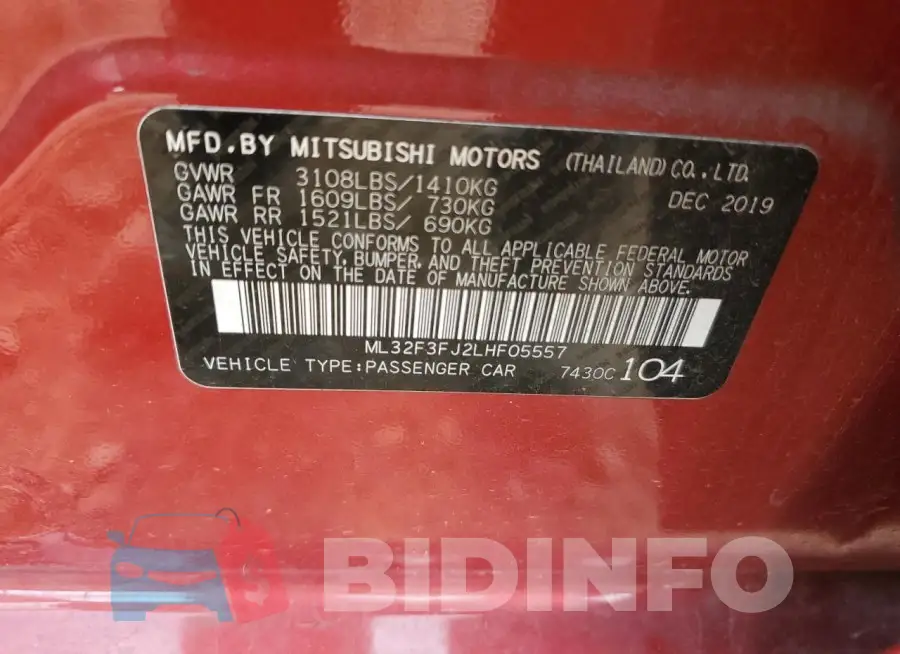 ML32F3FJ2LHF05557 Photo# 12