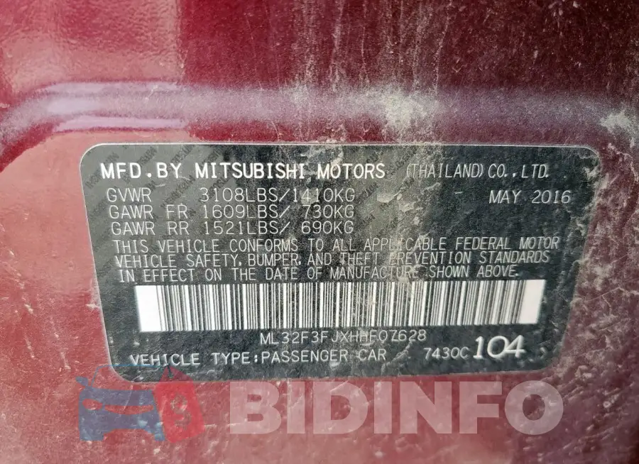 ML32F3FJXHHF07628 Photo# 12