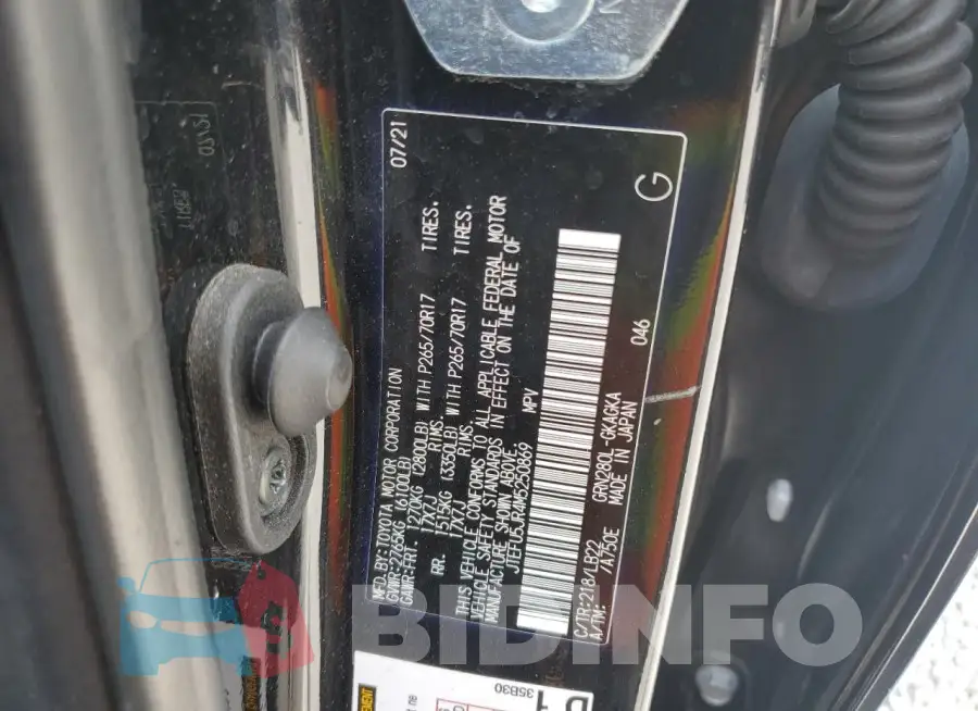 JTEFU5JR4M5250869 Photo# 13