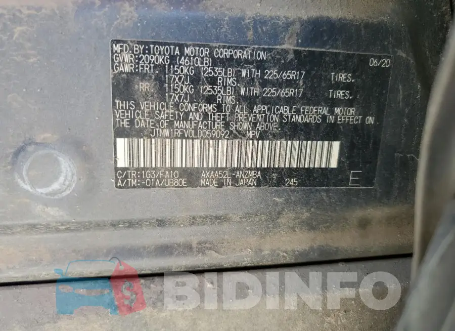 JTMW1RFV0LD059092 Photo# 14