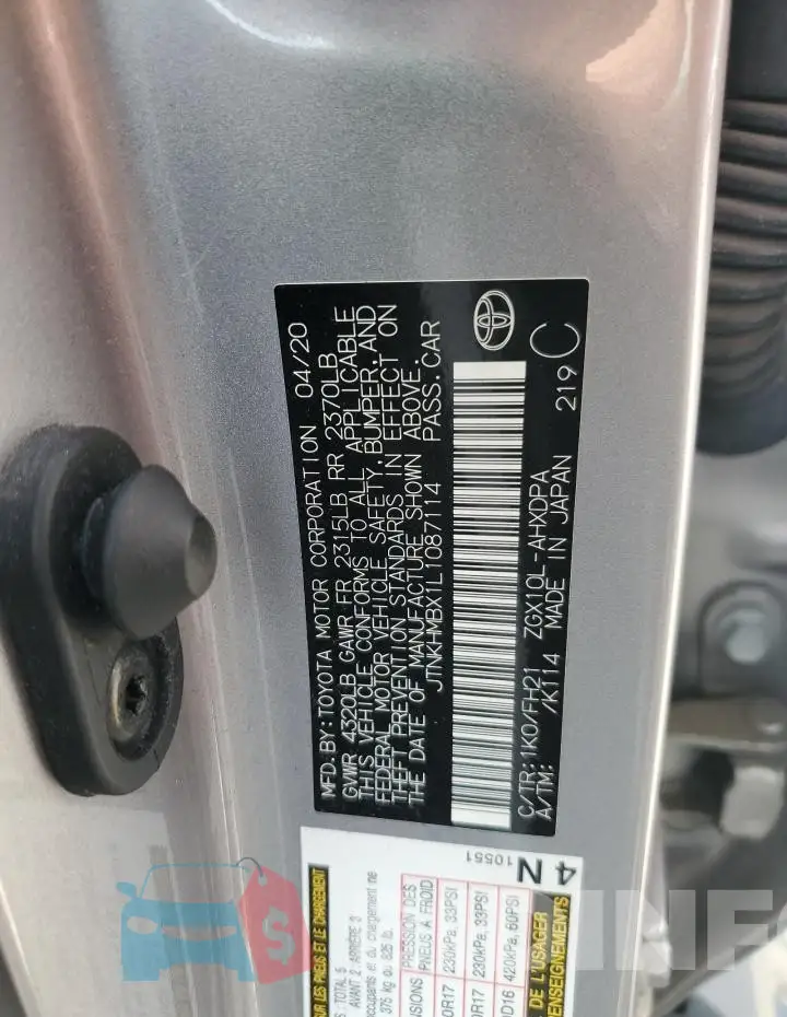 JTNKHMBX1L1087114 Photo# 14
