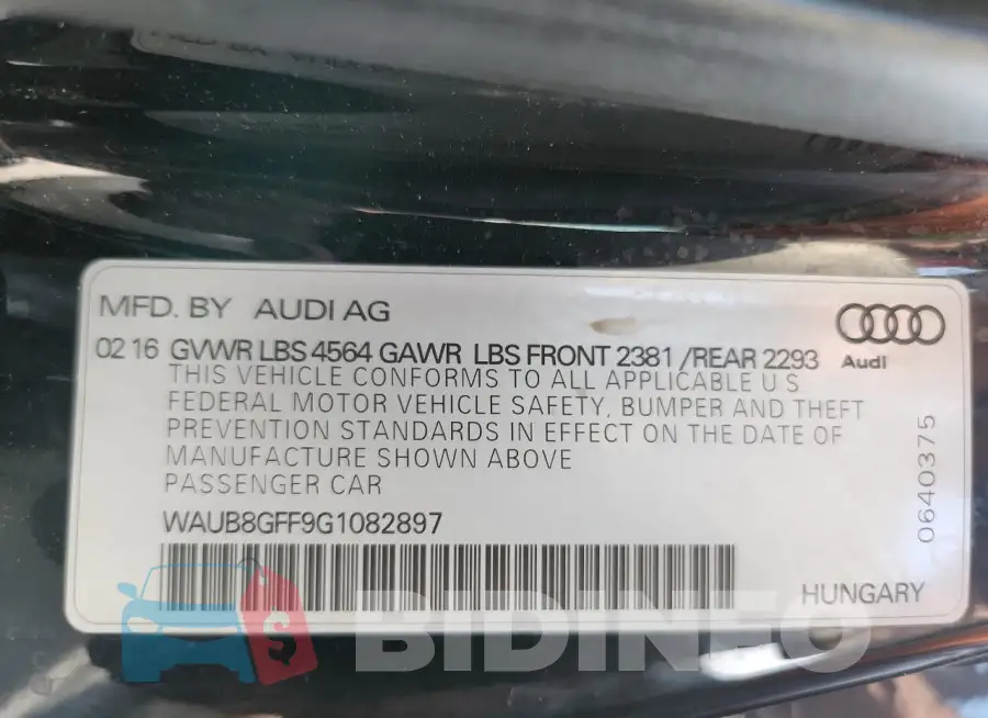 WAUB8GFF9G1082897 Photo# 12