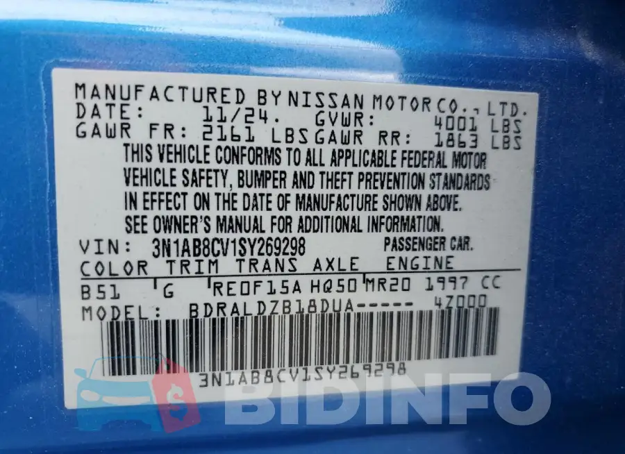 3N1AB8CV1SY269298 Photo# 13