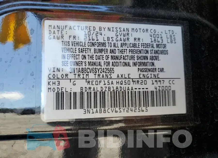 3N1AB8CV6SY242565 Photo# 12