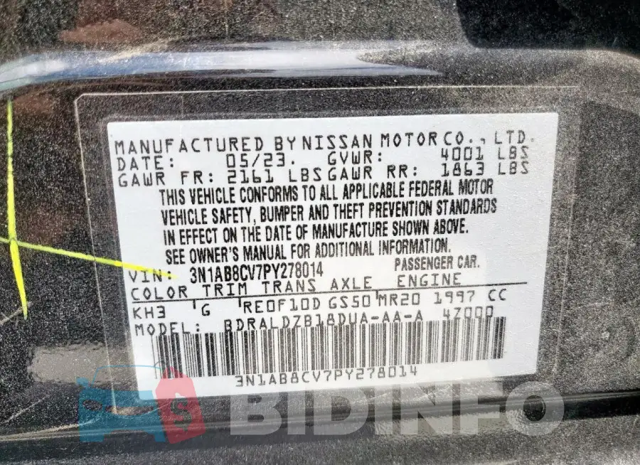 3N1AB8CV7PY278014 Photo# 12