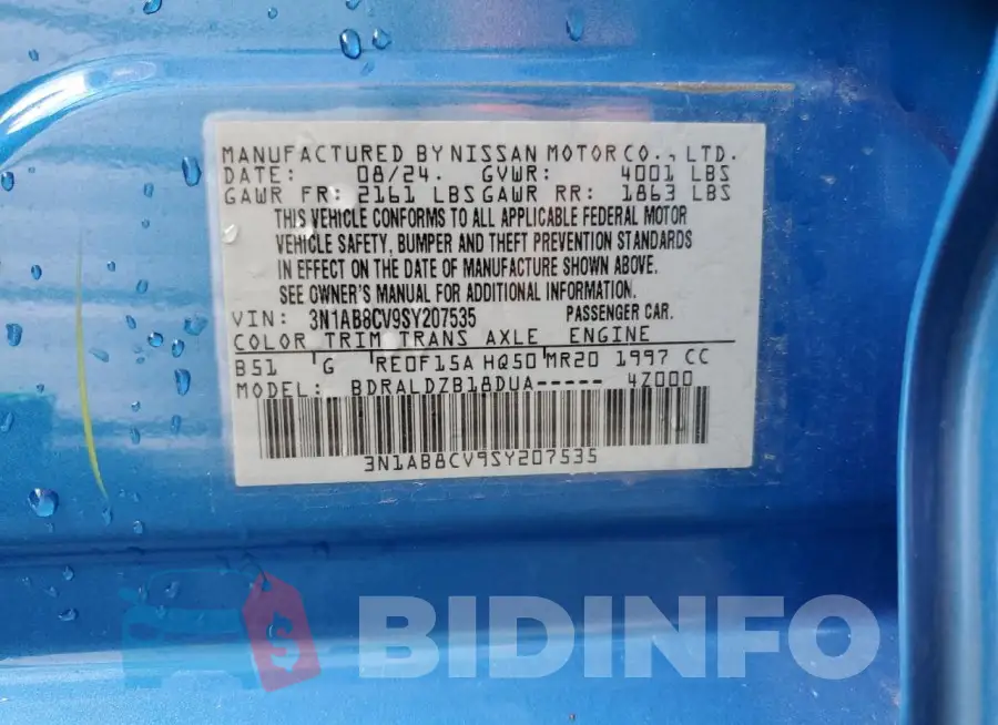 3N1AB8CV9SY207535 Photo# 12