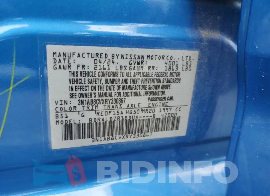 3N1AB8CVXRY330867 Photo# 12