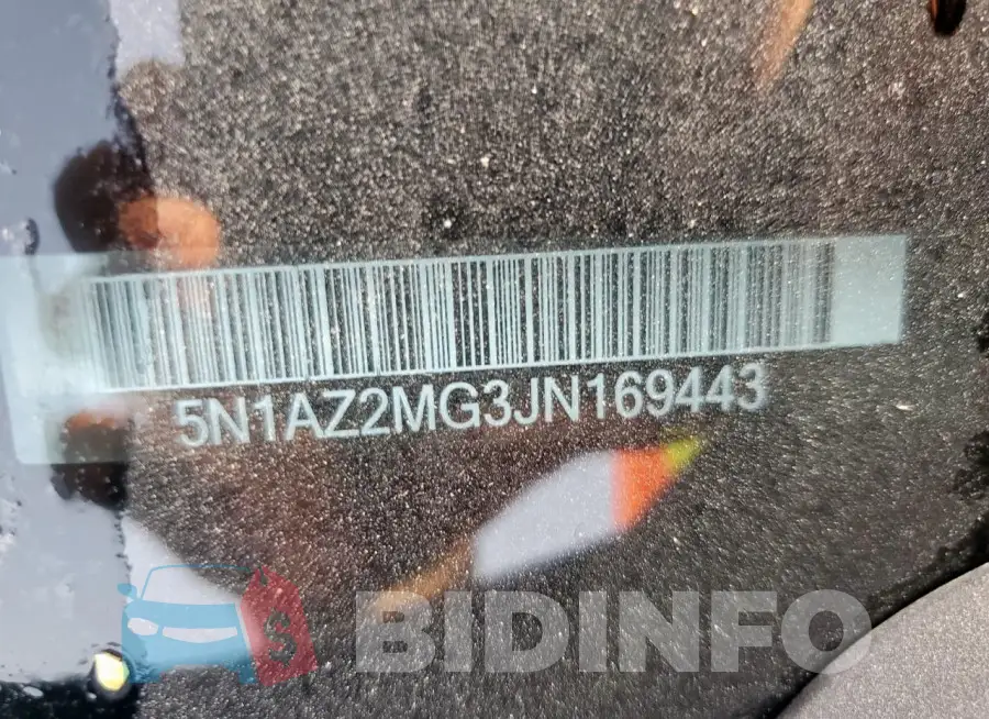 5N1AZ2MG3JN169443 Photo# 12