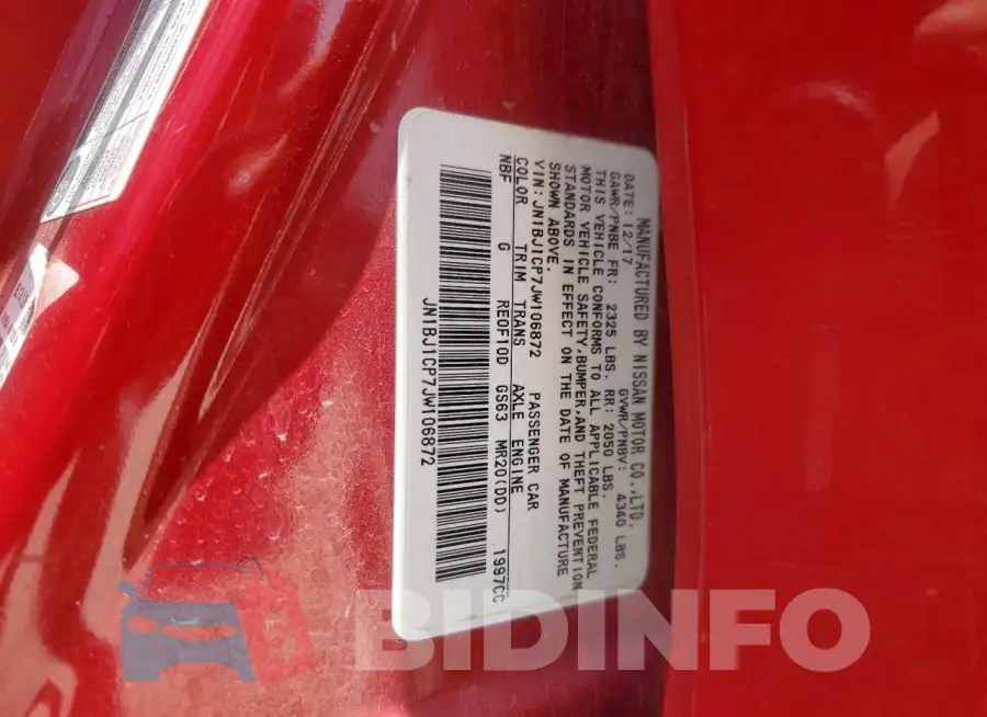 JN1BJ1CP7JW106872 Photo# 13