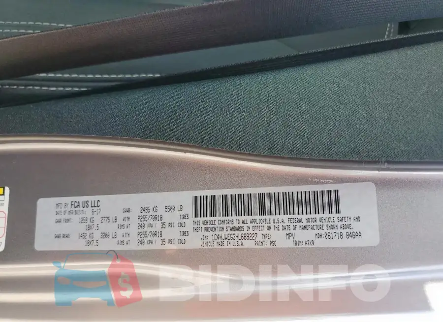1C4HJWEG3HL689227 Photo# 13