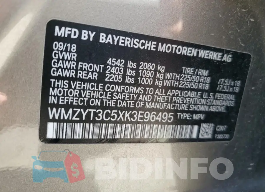 WMZYT3C5XK3E96495 Photo# 13