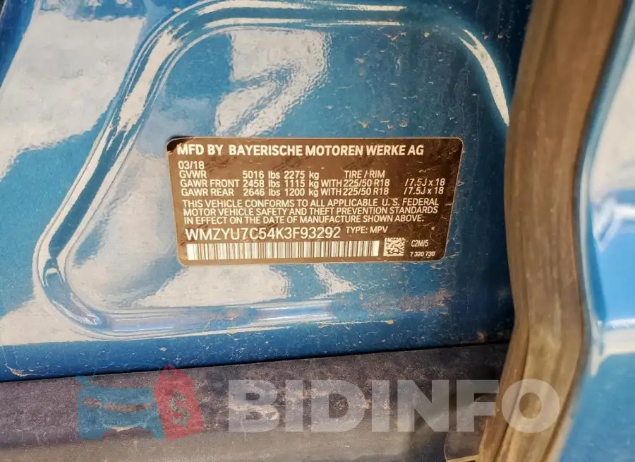 WMZYU7C54K3F93292 Photo# 12