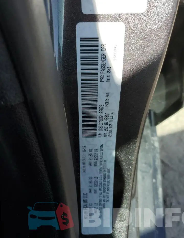 1C3CCCAB2GN187670 Photo# 12