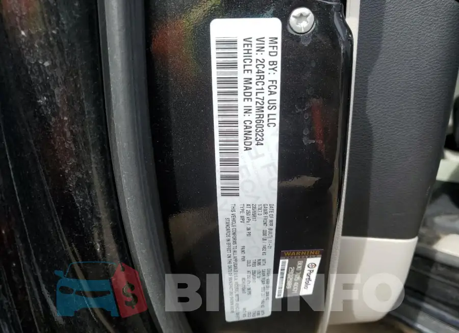 2C4RC1L72MR603234 Photo# 13