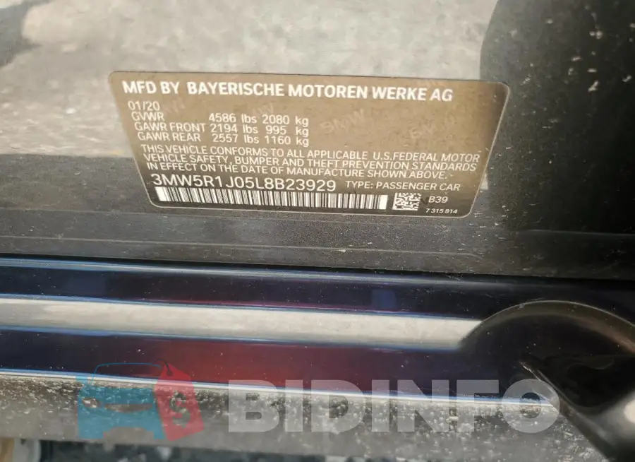 3MW5R1J05L8B23929 Photo# 12