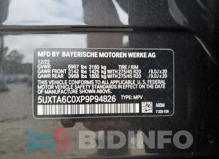 5UXTA6C0XP9P94826 Photo# 13